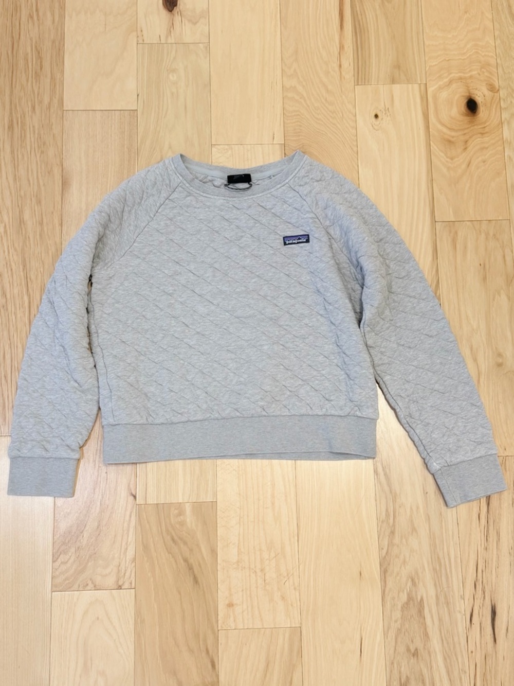 Patagonia Women’s Organic Cotton Quilt Crewneck Sweater